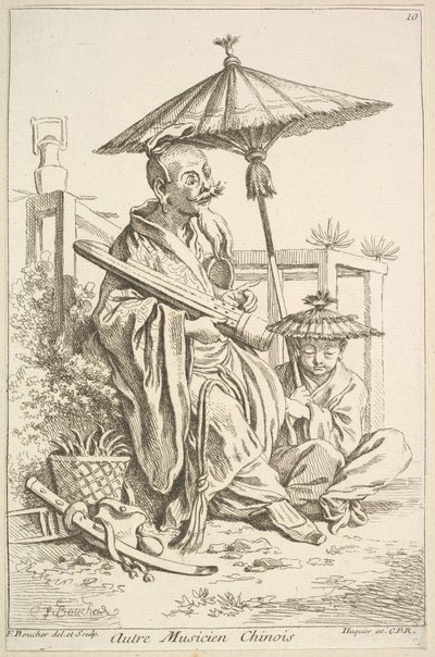 Un altro musicista cinese da François Boucher