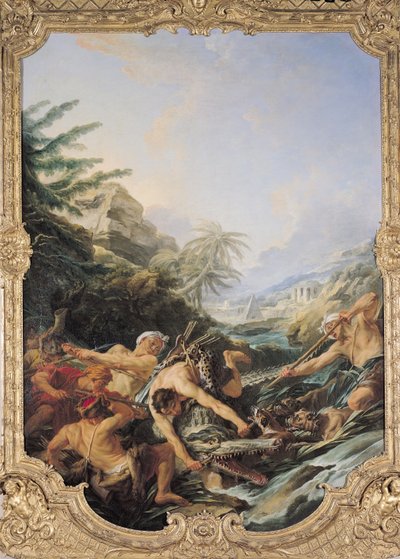 Caccia al coccodrillo da François Boucher