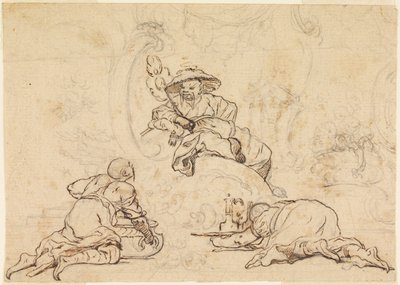 Progetti per ornamenti in stile chinoiserie da François Boucher