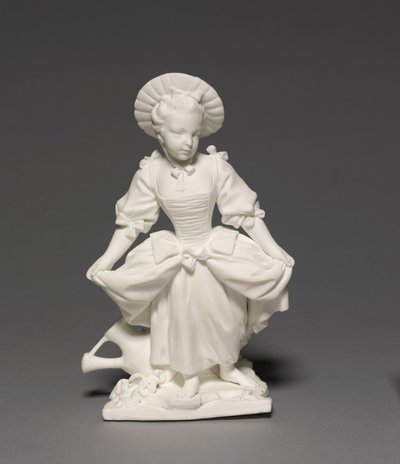 Figura della ballerina, prodotta dalla Fabbrica di Vincennes, modellata da Pierre Blondeau, 1748-1752 da François Boucher