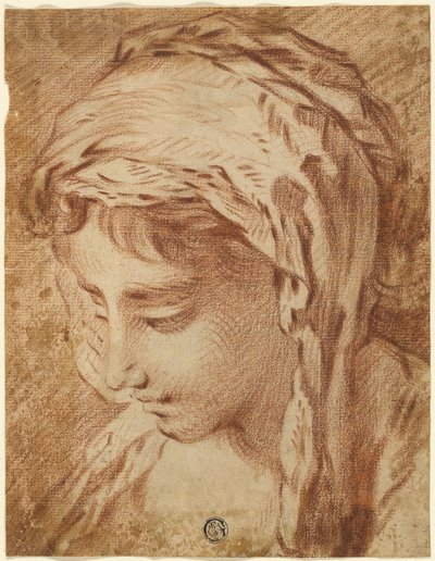Testa di donna da François Boucher