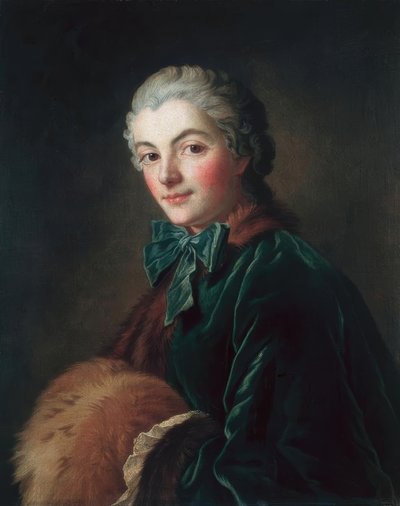 Giovane donna con manicotto da François Boucher