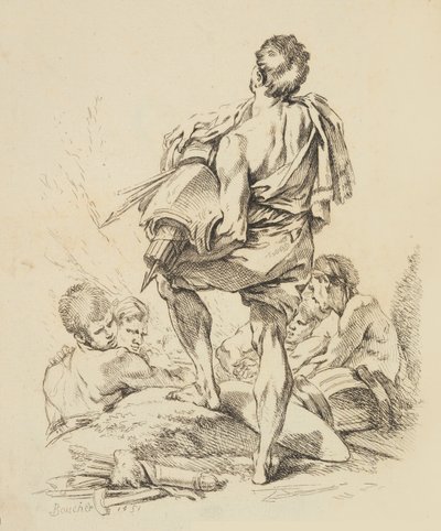 Nuovo libro di varie figure, 1751 da François Boucher