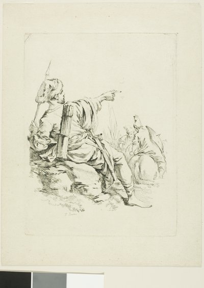 Guerriero orientale da François Boucher