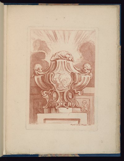 Tavola 2, Livre de vases (Libro dei vasi) da François Boucher