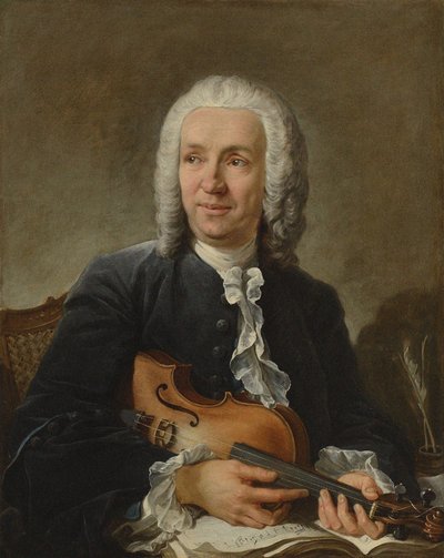 Ritratto del compositore Francesco Geminiani 1687-1762, c. 1745 da François Boucher