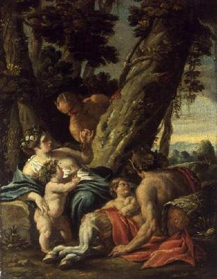Satiro e ninfa da François Boucher