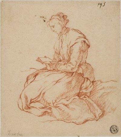 Donna seduta che legge da François Boucher