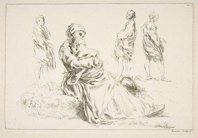 Foglio di schizzi, 1753 da François Boucher