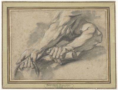 Studi di due avambracci da François Boucher