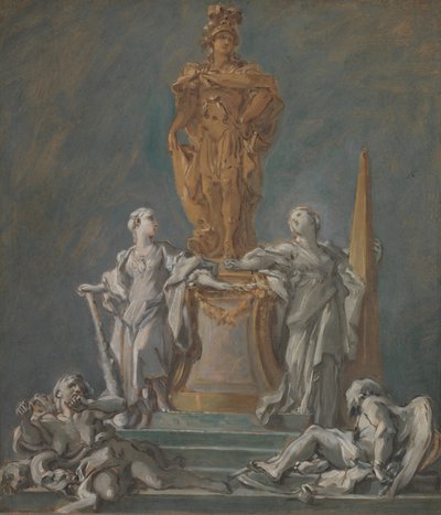 Studio per un Monumento a una Figura Principesca da François Boucher