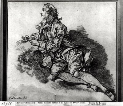 Studio di un giovane uomo da François Boucher