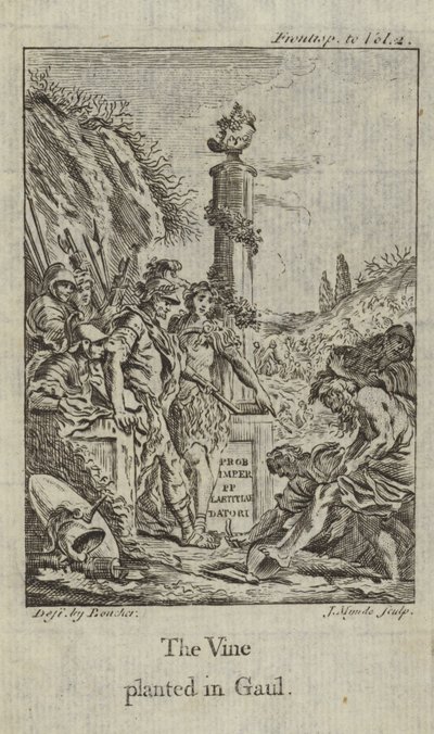 La vite piantata in Gallia da François Boucher