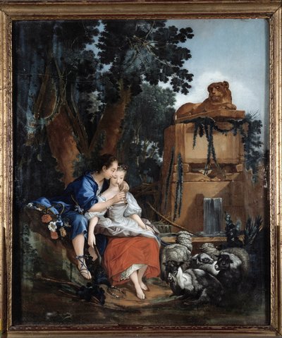La lezione di flauto da François Boucher