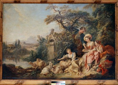 Il nido o i regali del pastore da François Boucher