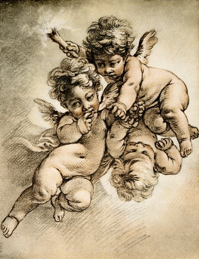 Tre cupidi da François Boucher