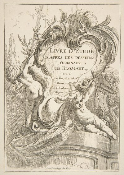 Pagina del Titolo, 1753 da François Boucher