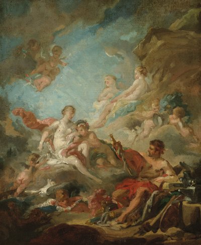Venere nella Bottega di Vulcano da François Boucher