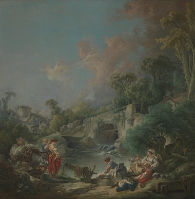 Lavandaie, 1768 da François Boucher