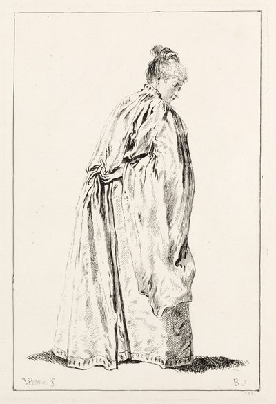 Donna in piedi da François Boucher