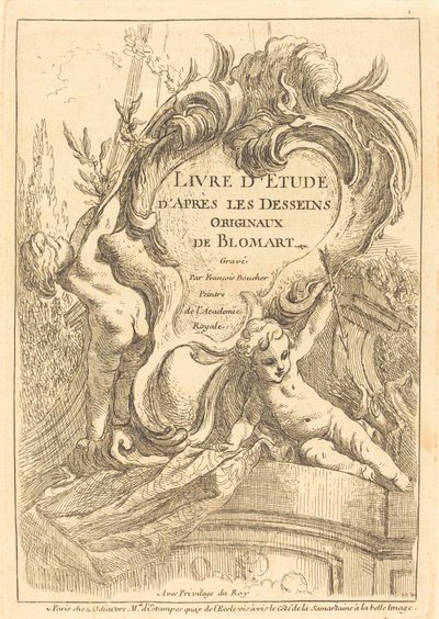 Pagina del titolo da François Boucher after Abraham Bloemaert