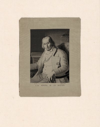 Ritratto di Joseph Marie Jacquard (1752-1834) da François Carquillat