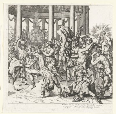 Trionfo di Bacco, metà sinistra da François Chauveau (attributed to)