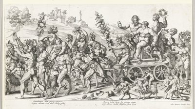 Trionfo di Bacco, parte destra da François Chauveau (attributed to)
