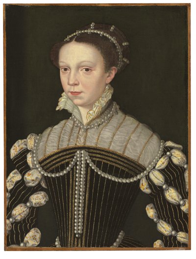 Elisabetta di Valois, Regina di Spagna da François Clouet