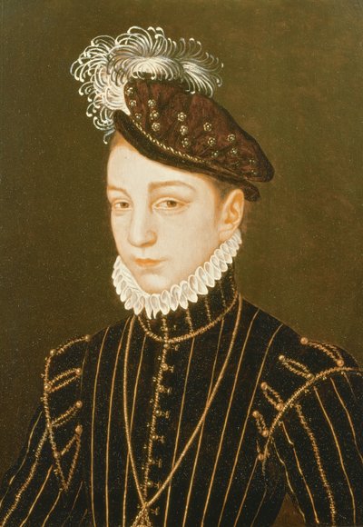 Ritratto di Carlo IX da François Clouet