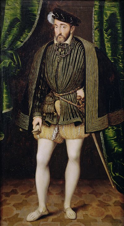 Ritratto di Enrico II (1519-59) da François Clouet