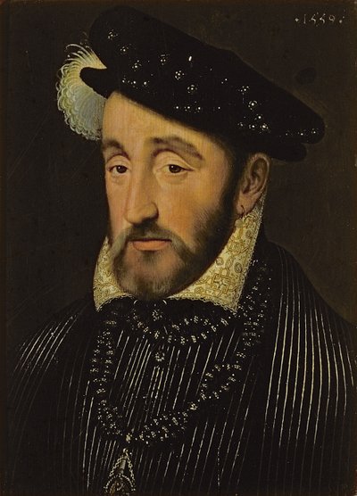 Ritratto di Enrico II di Francia (1519-59), 1559 da François Clouet
