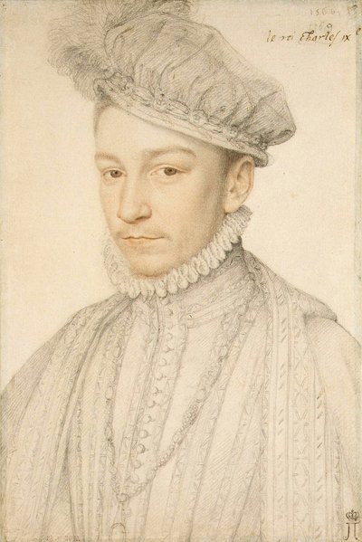 Ritratto di Re Carlo IX di Francia da François Clouet