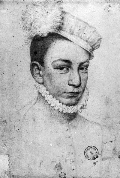 Ritratto del Re Carlo IX di Francia, 1561 da François Clouet