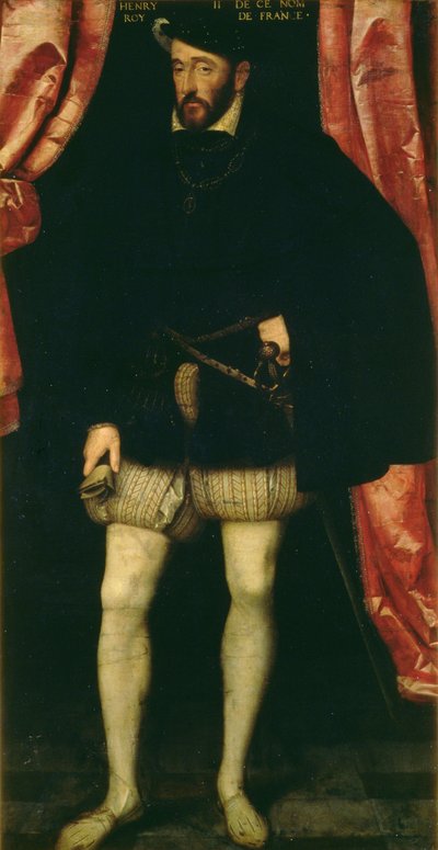 Ritratto di Re Enrico II di Francia da François Clouet