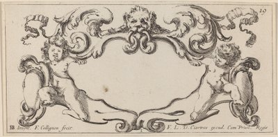 Cartiglio da François Collignon after Stefano Della Bella