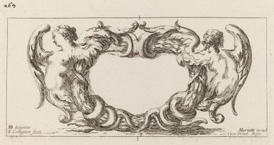 Cartiglio da François Collignon after Stefano Della Bella