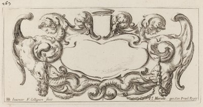 Cartiglio da François Collignon after Stefano Della Bella