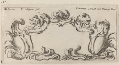 Cartiglio da François Collignon after Stefano Della Bella