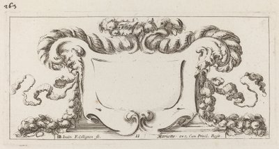 Cartiglio da François Collignon after Stefano Della Bella