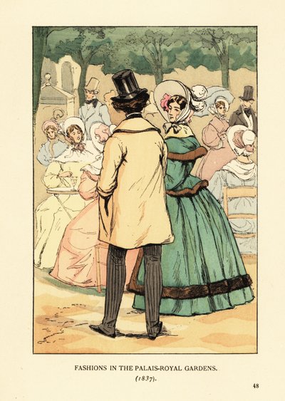 Mode nei Giardini del Palais-Royal da François Courboin