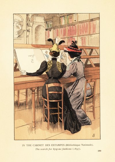 Nel Cabinet des Estampes, Bibliothèque Nationale da François Courboin