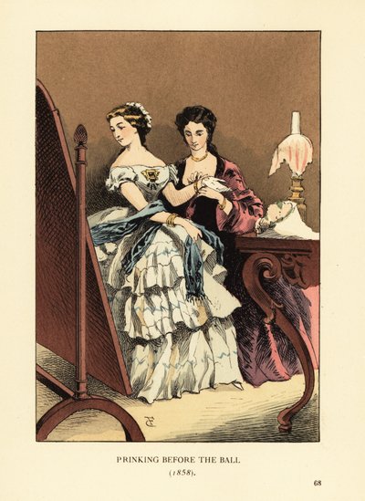 Preparativi prima del ballo da François Courboin