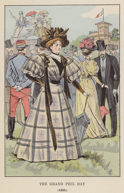 Il giorno del Grand Prix, 1895 da François Courboin