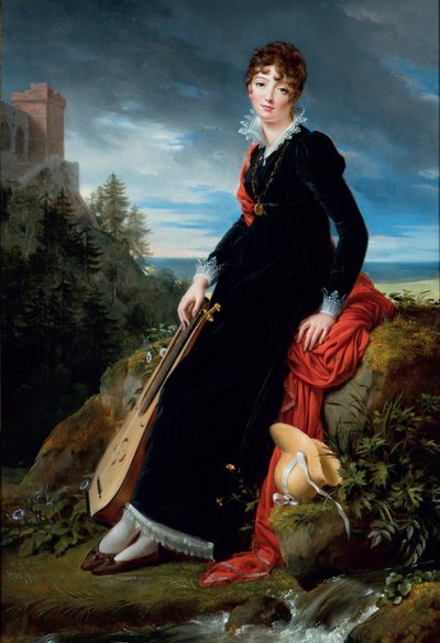 Ritratto della contessa Katarzyna Joanna Gabrielle Starzenska (1782-1862). da François Gérard