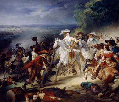 Battaglia di Rocroy, 19 maggio 1643, 1834 da François Joseph Heim
