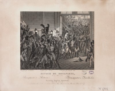 Ritorno di Bonaparte, 20 marzo 1815, c.1820 da François Joseph Heim