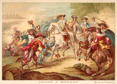 Il Gran Condé alla battaglia di Rocroi, 1643 da François Joseph Heim
