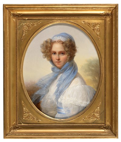 Ritratto di Miss Kinsoen da François Joseph Kinsoen