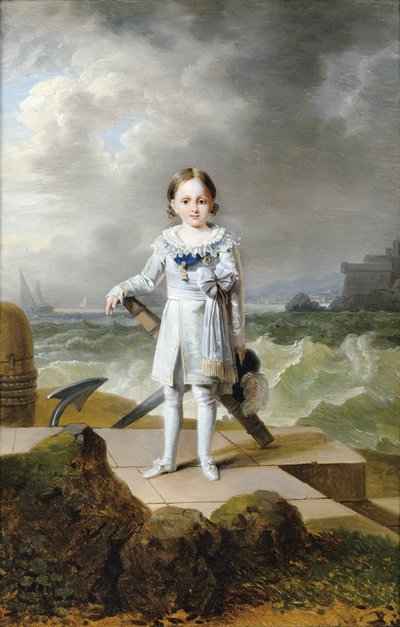 Ritratto del principe Napoleone Luigi Bonaparte da François Joseph Kinson